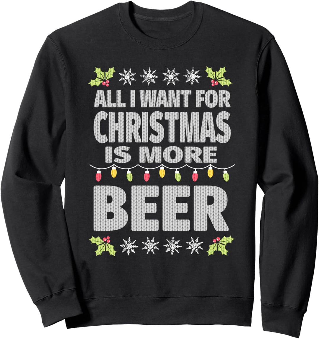 Bier Hässliche Weihnachten Sweatshirt