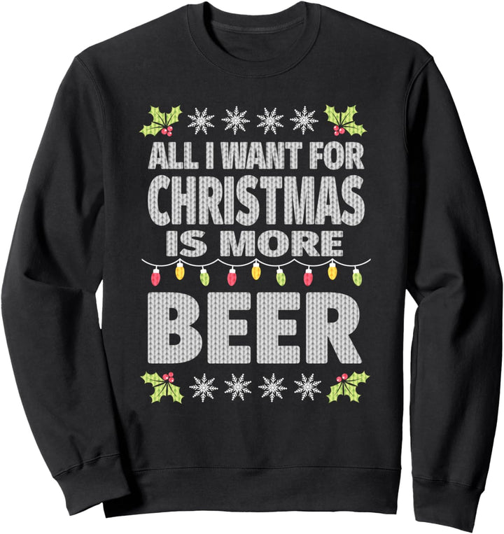 Bier Hässliche Weihnachten Sweatshirt