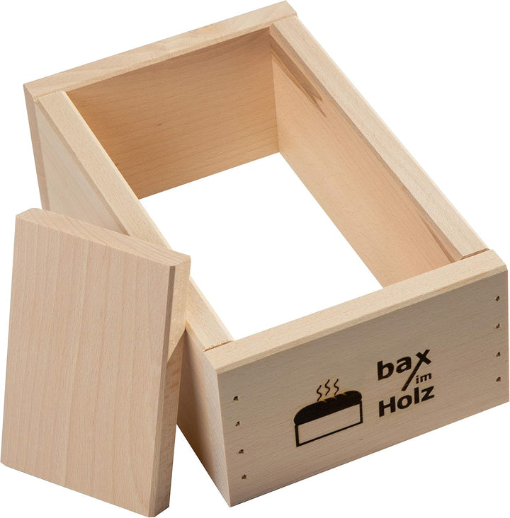bax im Holz Brot-Holzbackrahmen aus naturbelassenem, massivem Buchenholz für leckeres, selbstgebacke