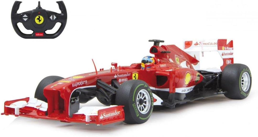 JAMARA 403090 - Ferrari F1 1:12 2,4GH - zoffiziell lizenziert, bis zu 1 Stunde Fahrzeit bei ca. 9 Km