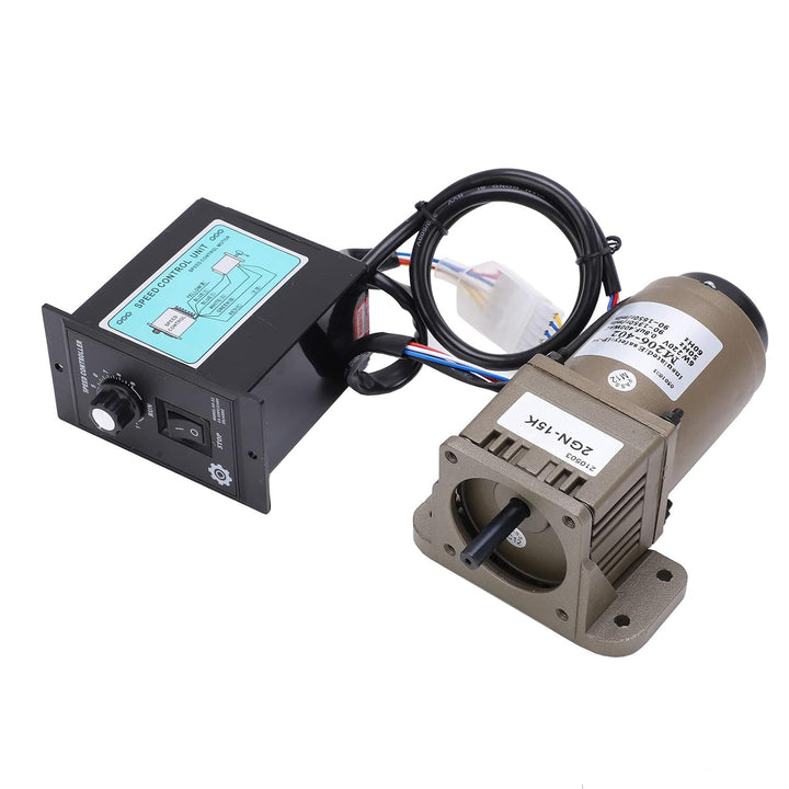 Elektrischer Getriebemotor, AC 220V 6W Einphasen-Asynchrongetriebemotor Verzögerung einstellbare Dre