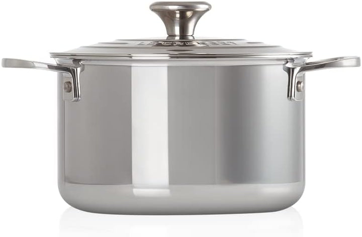 Le Creuset Fleischtopf aus 3-ply PLUS Edelstahl, 18 cm, 96600618000000, 18 cm