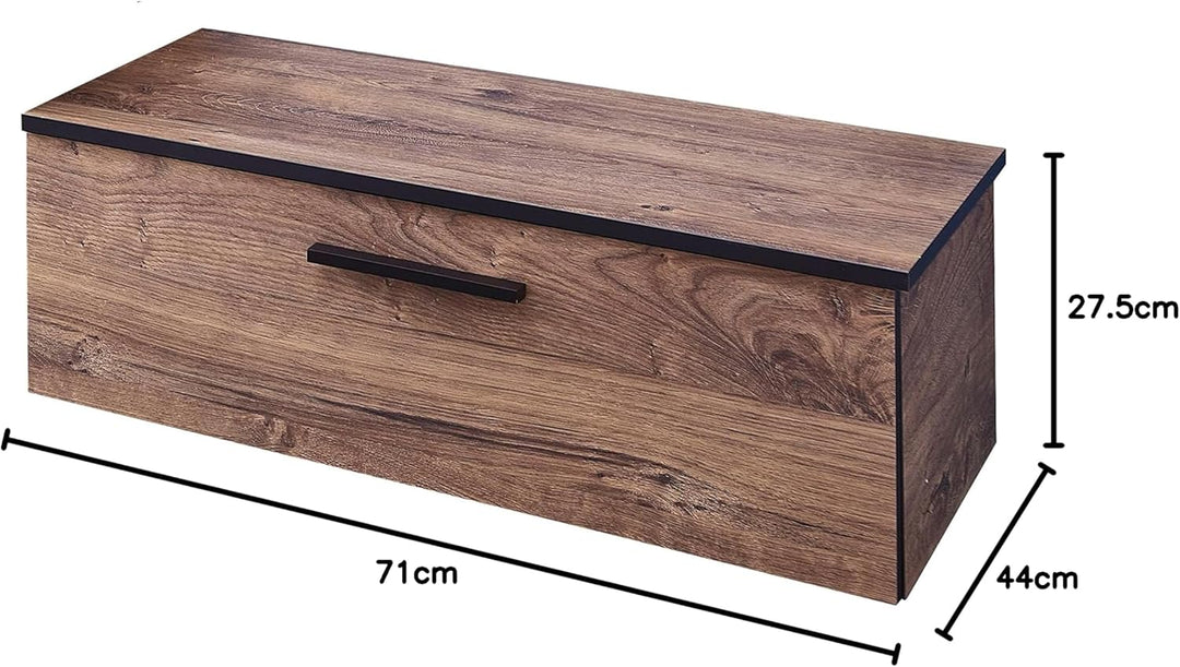 Pelipal Quickset 374 Unterschrank, Holzwerkstoff, Eiche Ribbeck quer NB, 27,5x71x44 cm Eiche Ribbeck