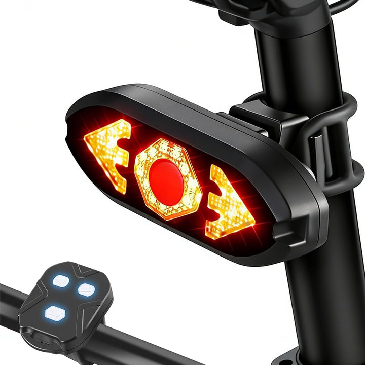 Blinker E Scooter, IPX4 USB Wiederaufladbar E Scooter Blinker mit Funkfernbedienung, Automatische Br