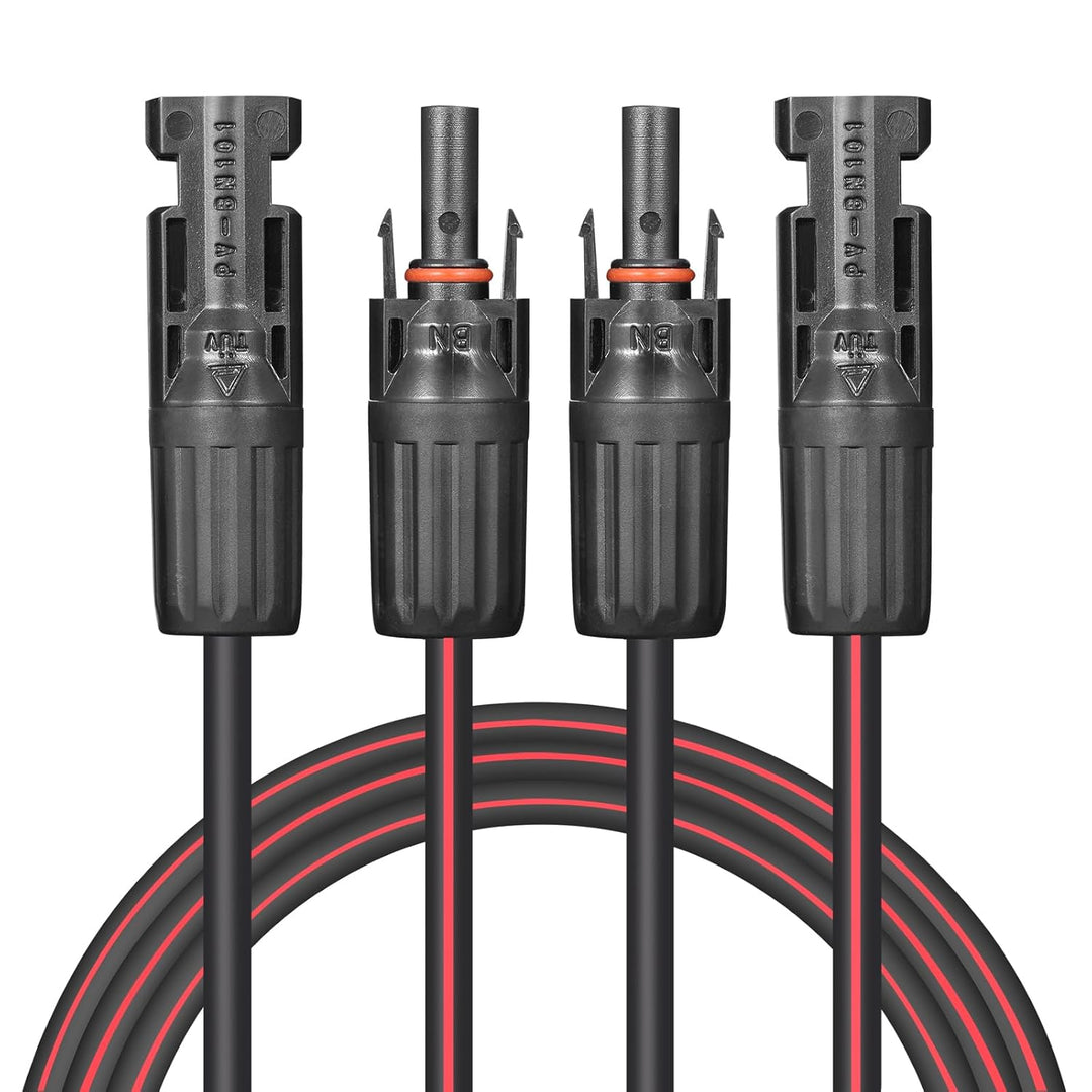 VALEMO Solarkabel - Zwillingsdraht Solar-Verlängerungskabel, 12AWG, 30 Fuss (9 Meter) 4mm², Kupferli