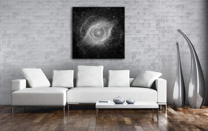 deyoli Überreste Einer Supernova Format: 70x70 Effekt: Schwarz&Weiss als Leinwandbild, Motiv fertig