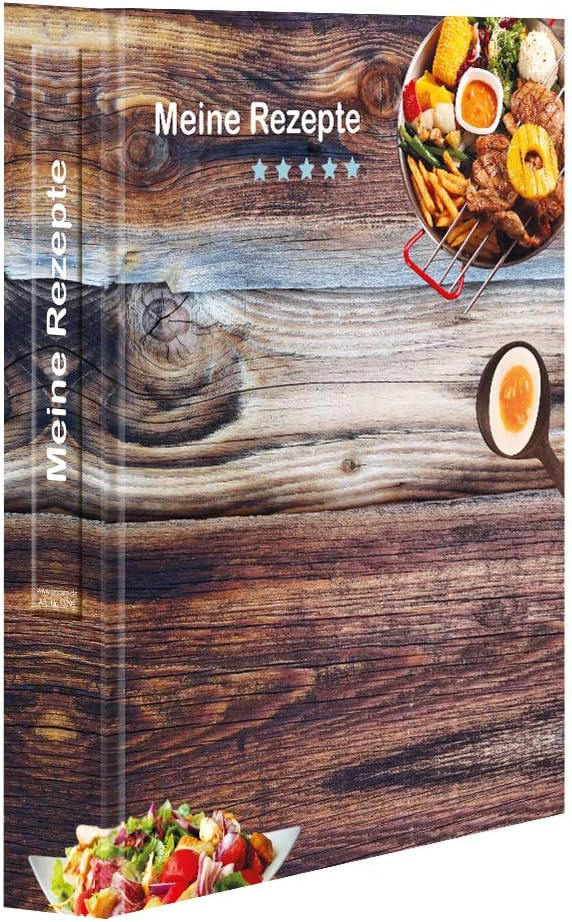 PRICARO Rezeptordner mit Rezeptblock "Farmhouse", A5