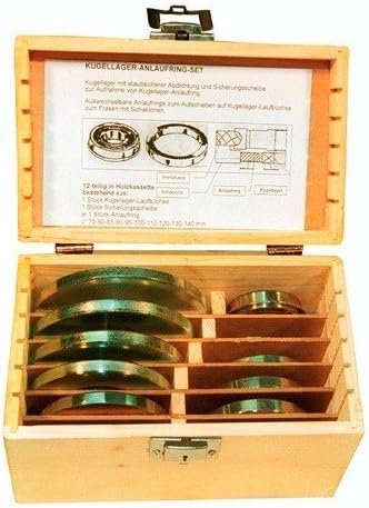 Holzmann Anlaufringsatz ARS12, 12 tlg., Anlaufringe Set für
