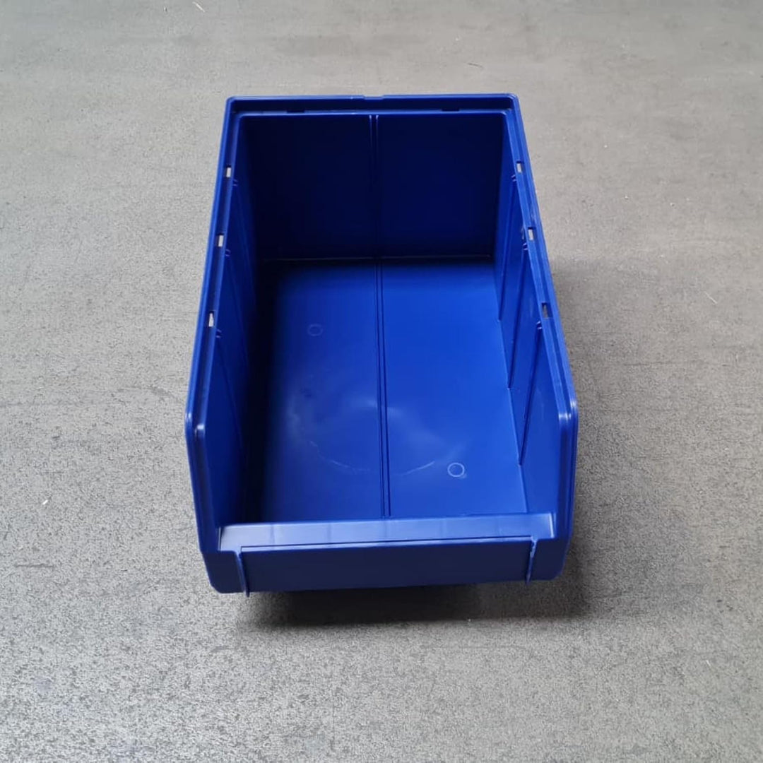 Rodopi 16er Set Stapelboxen, Grösse L | Sichtlagerkästen 335x209x152mm | Robuste Lagerboxen für Werk