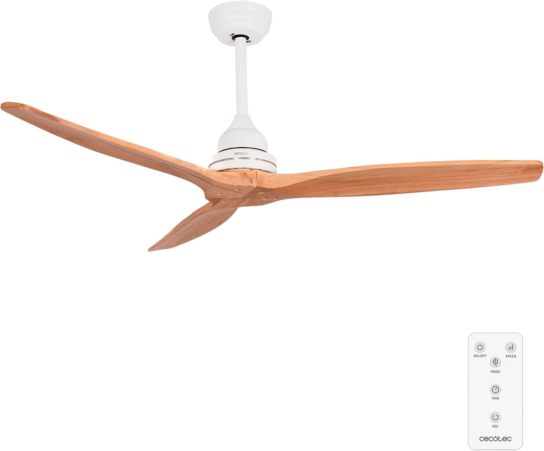 Cecotec Deckenventilator mit Fernbedienung und Timer EnergySilence Aero 590, 70 W, Energiesparend, 1