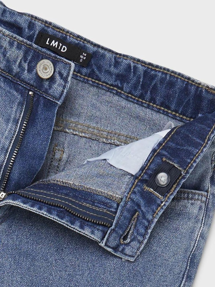 NAME IT Mädchen Nlfnoizza DNM Hw Straight Pant Noos Jeans 128 Medium Blue Denim, 128 Medium Blue Den