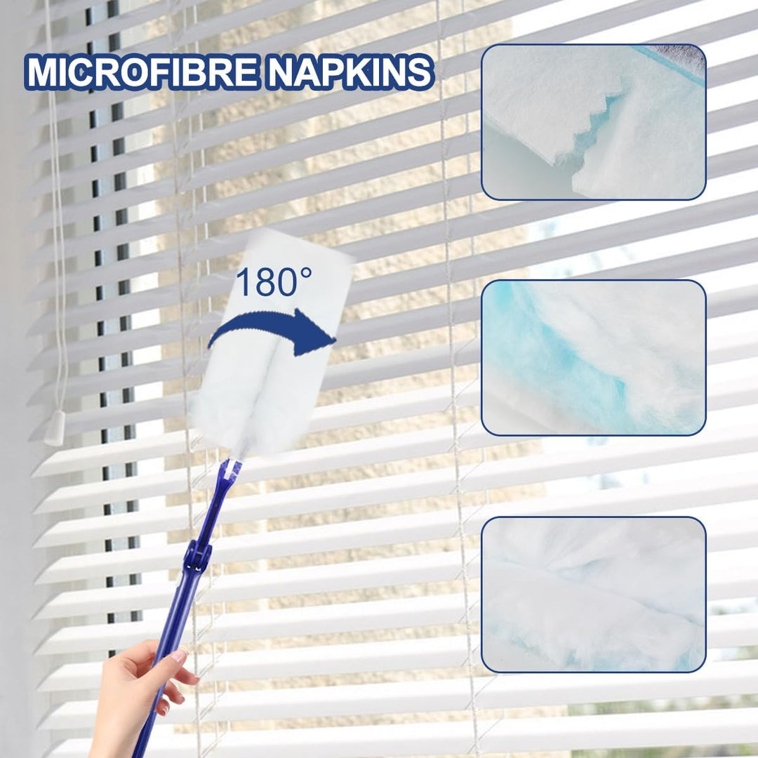 51 Stück für Swiffer Staubwedel Ersatz-Set, Staubfangdecken für Swiffer Duster, Staubfänger, mit 1 S