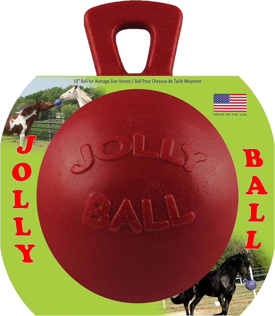 Waldhausen Jolly Ball, 25 cm, rot, rot, 10-Inch, rot