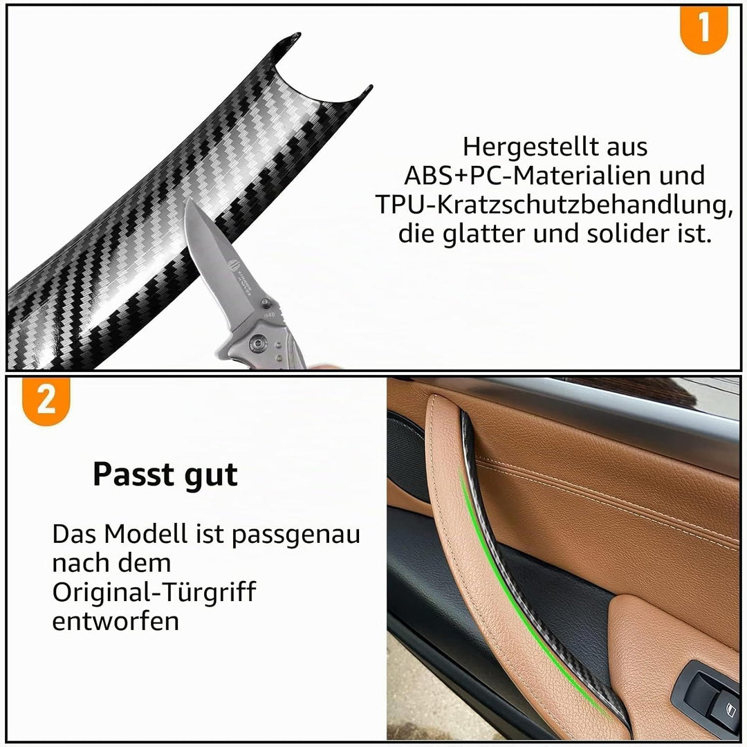 TTCR-II 3PCS Türgriff Innen Kompatibel Mit Türgriffe BMW X5 E70 2008-2013,X6 E71/E72 2008-2014,Türgr