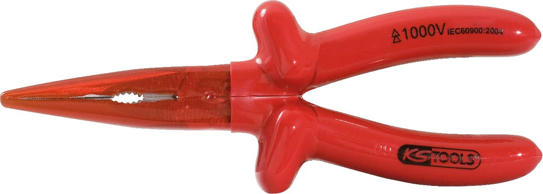 KS Tools 117.1718 CLASSIC 1000V Flachrundzange beschichteter Arbeitskopf 200mm