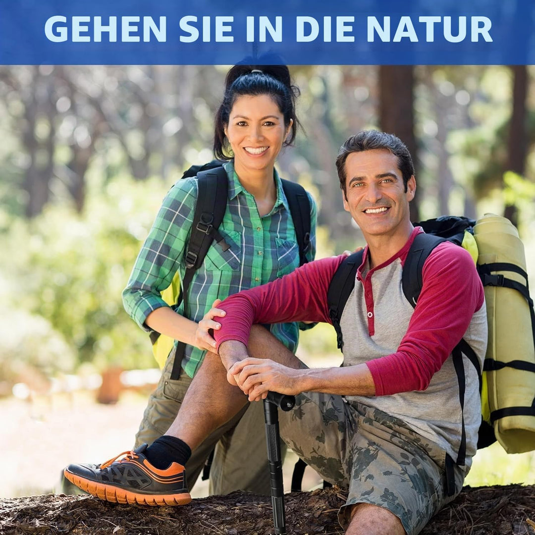 aiGear Taktischestöcke/Wanderstöcke | CNC Bearbeitete Aluminium Taktische Cane | Taktischer Stock |