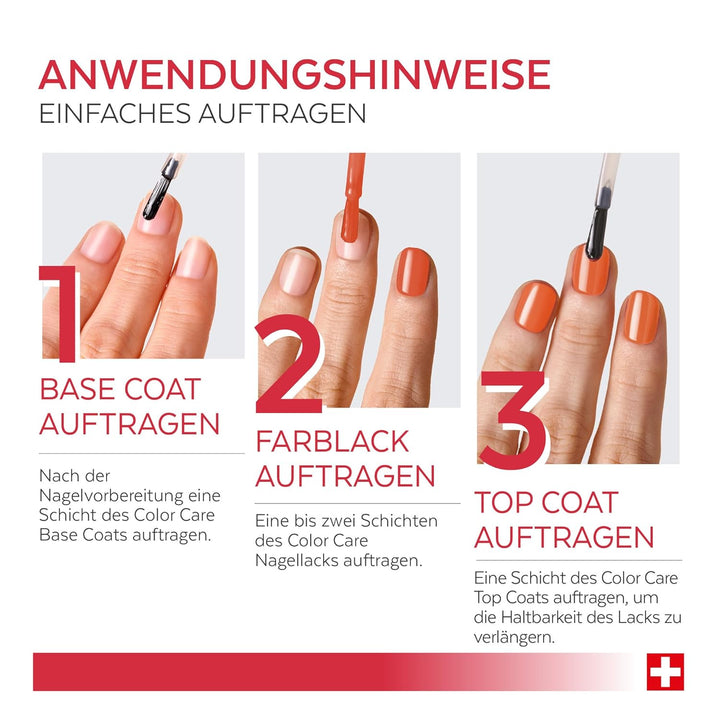 PODERM - TEEBAUM-NAGELLACK COLOR CARE Mango - verbessert das Aussehen für die gelbe oder brüchige Nä