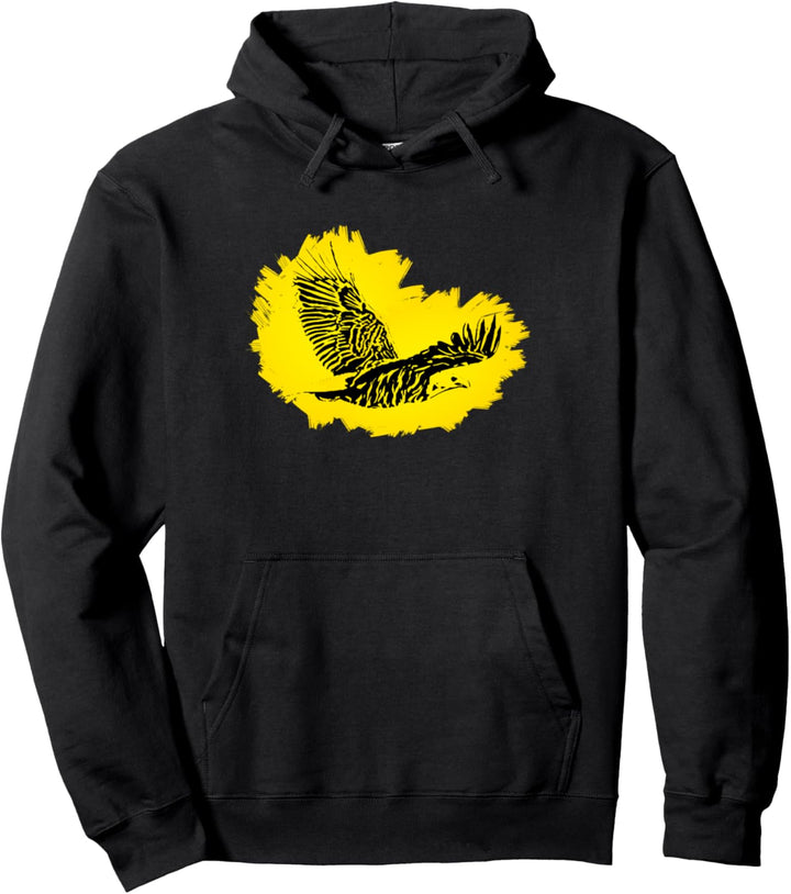 Adler Motiv Raubvogel Pullover Hoodie
