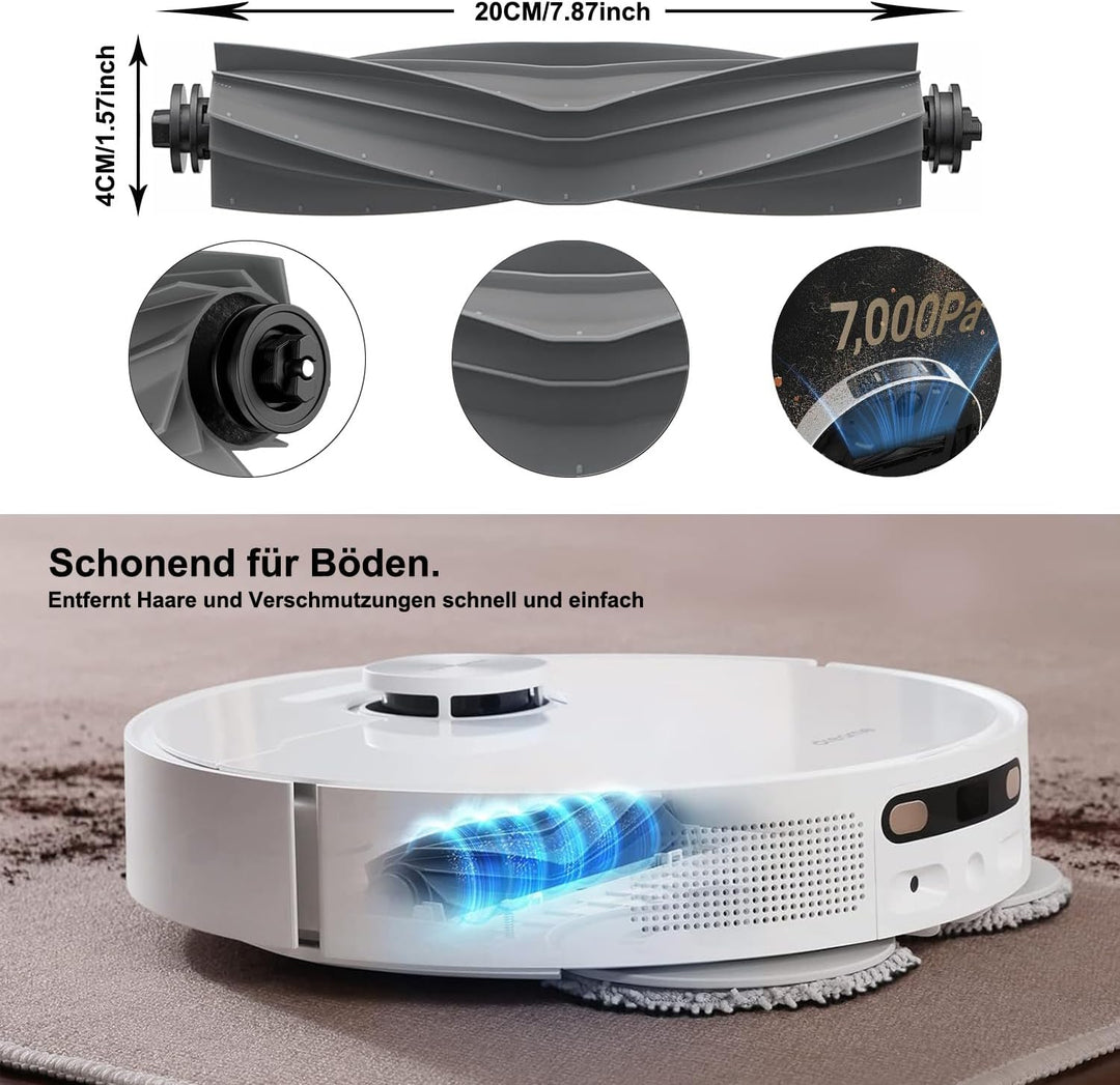Zubehörset für Dreame L10s Pro Ultra Heat, JKOISL 2*Rollbürste 6*Staubbeutel 4*Mopp Wischtücher 6*Se