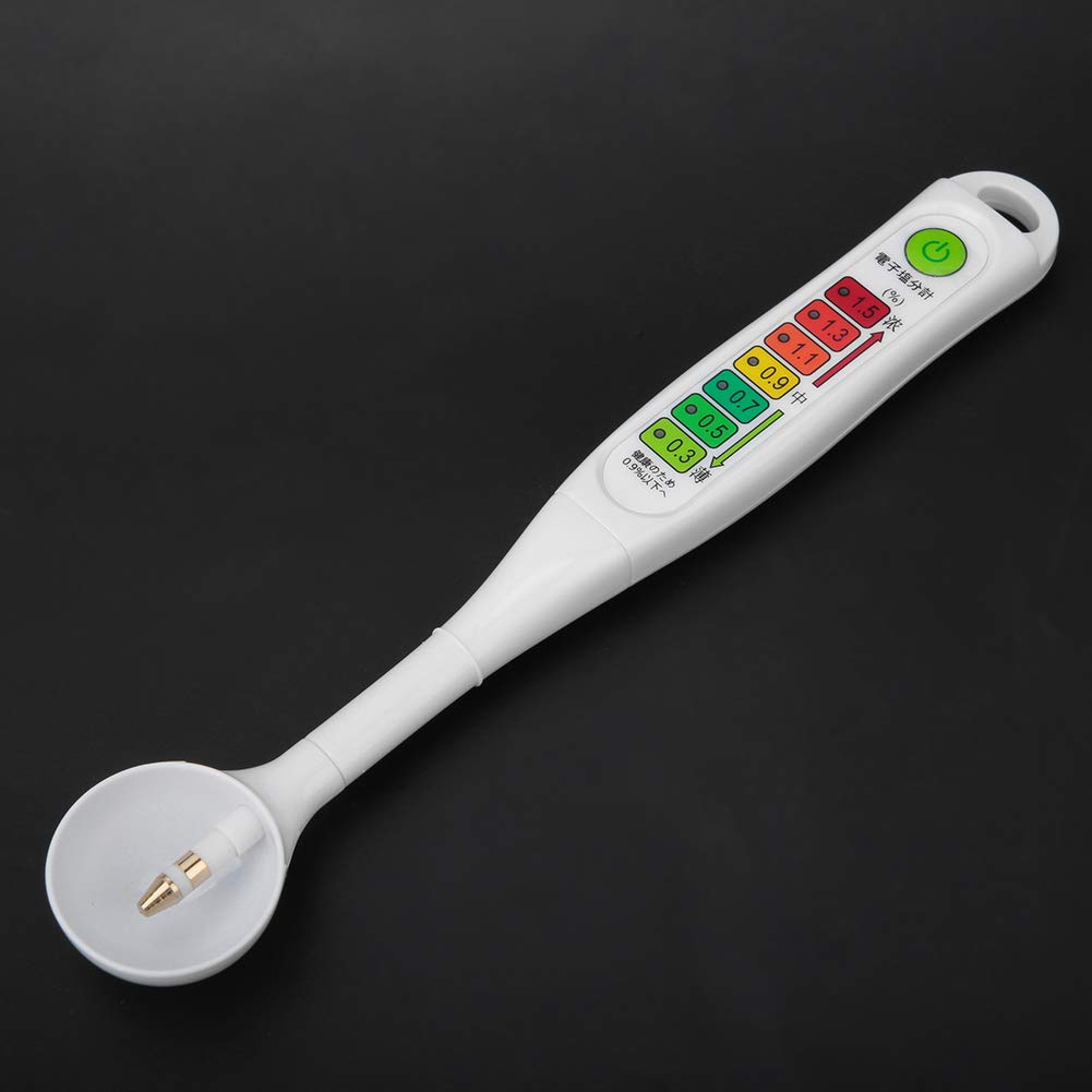Salinometer, Food Liquid Salzgehalt Tester Meter Professionelle LED-Leuchten Präzises Salinometer zu