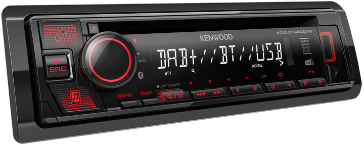 Kenwood KDC-BT450DAB CD-Autoradio mit DAB+ und Bluetooth Freisprecheinrichtung (Hochleistungstuner,