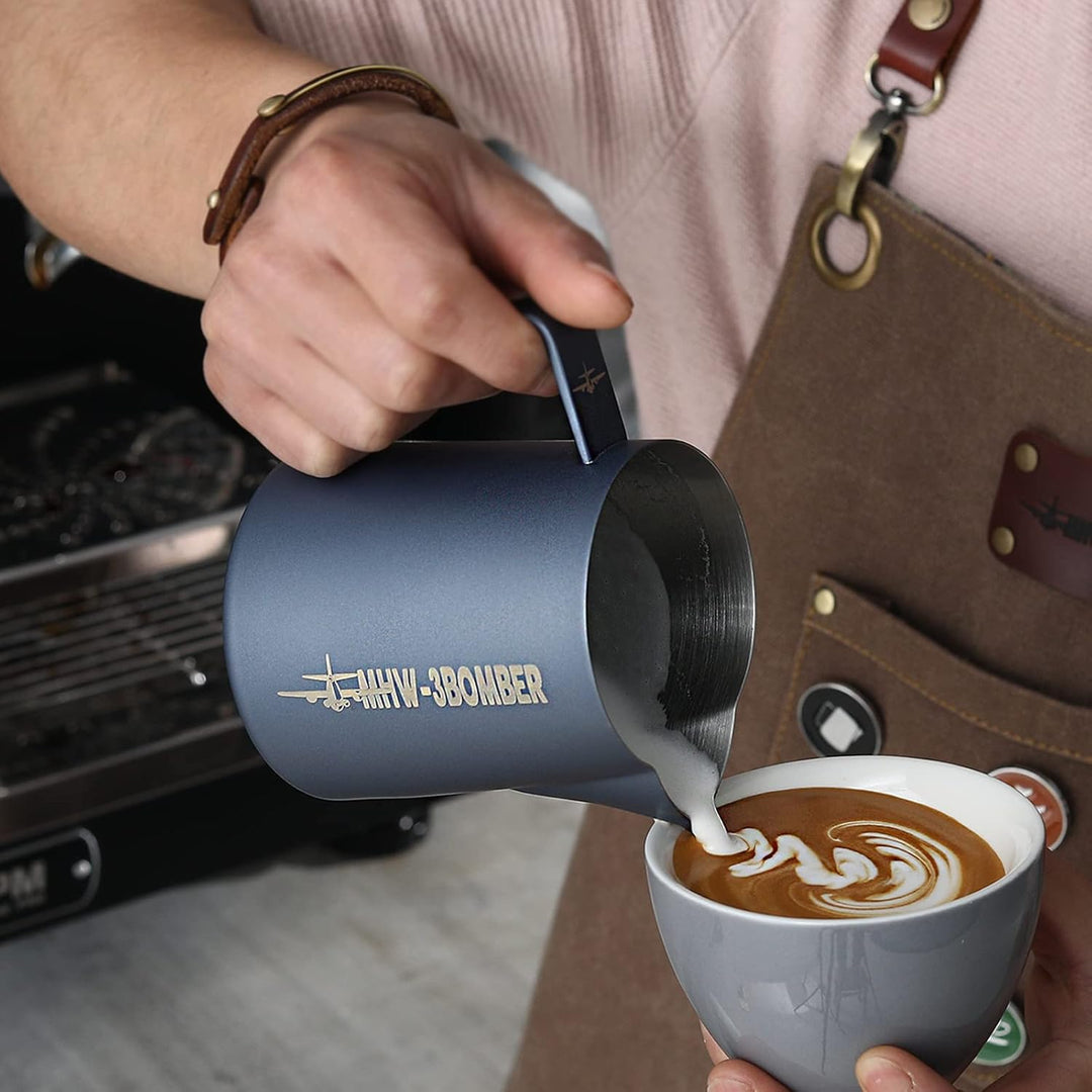 MHW-3BOMBER Espresso Milchkännchen Milk Pitcher 500ml Milchschaumtank Espresso Milchschaumtank Edels