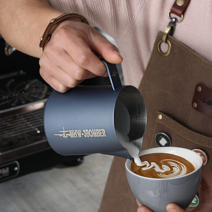 MHW-3BOMBER Espresso Milchkännchen Milk Pitcher 500ml Milchschaumtank Espresso Milchschaumtank Edels