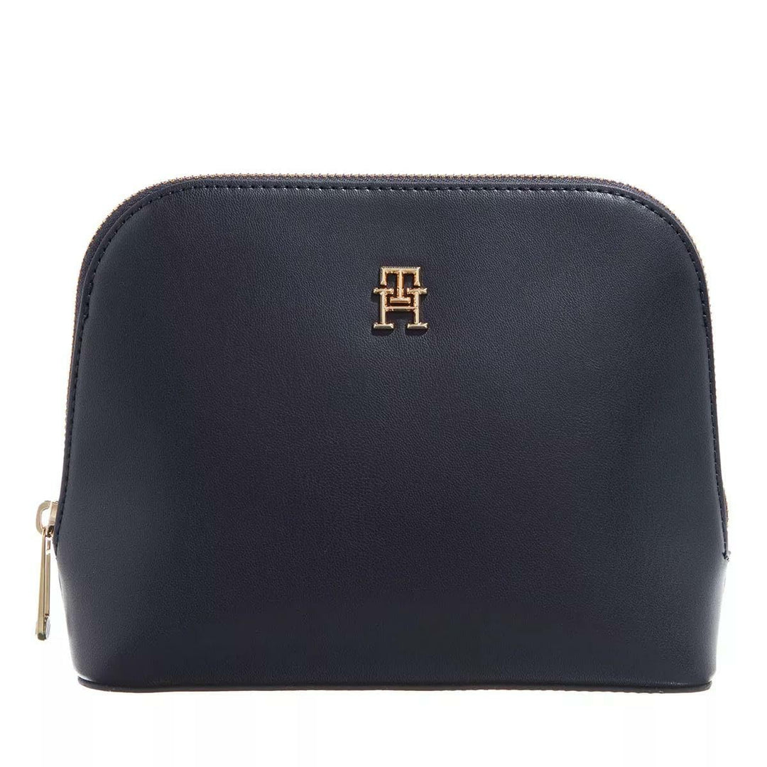 Tommy Hilfiger Damen Iconic Tommy WASHBAG Reisezubehör-Bi-Fold-Brieftasche, Space Blue