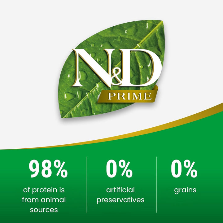 Farmina N&D Prime Kitten Pellets Katzenfutter(Trockenfutter, mit hochwertigen Vitaminen und natürlic