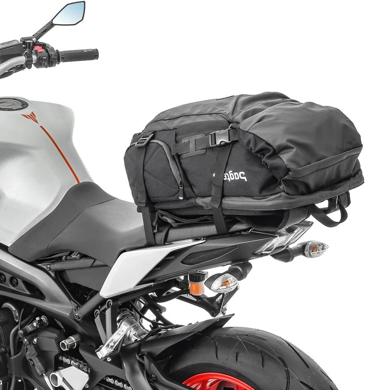 Motorrad Rucksack Hecktasche HX5 wasserdicht mit Helmhalterung 45L