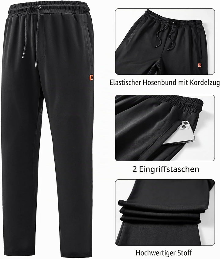 W JIANWANG Herren Jogginganzug Trainingsanzug Sportanzug Fussball Sporthose für Gym Tracksuit Atmung