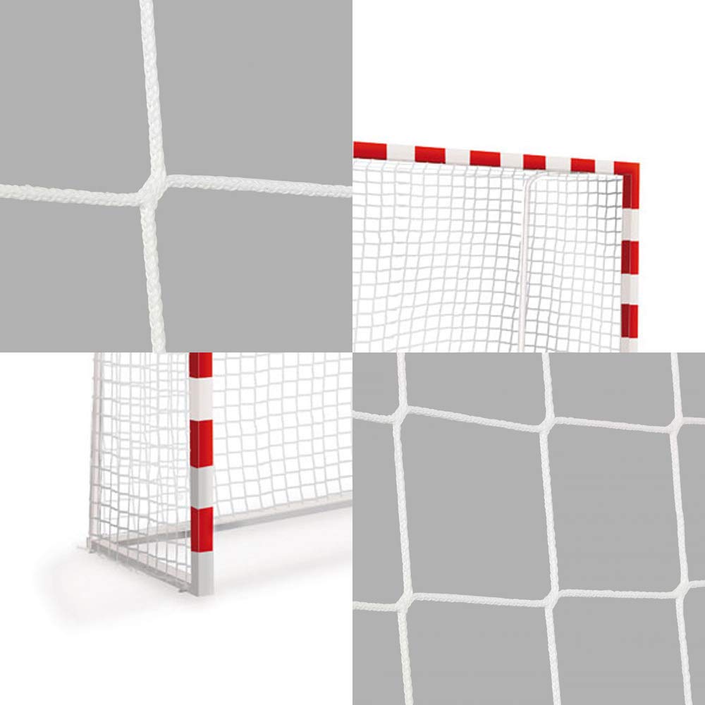 Handballtornetz und Futsal tornetz. 3x2m. 1 Stück, Polypropylenn knotenlos hochfest. Behandlung gege