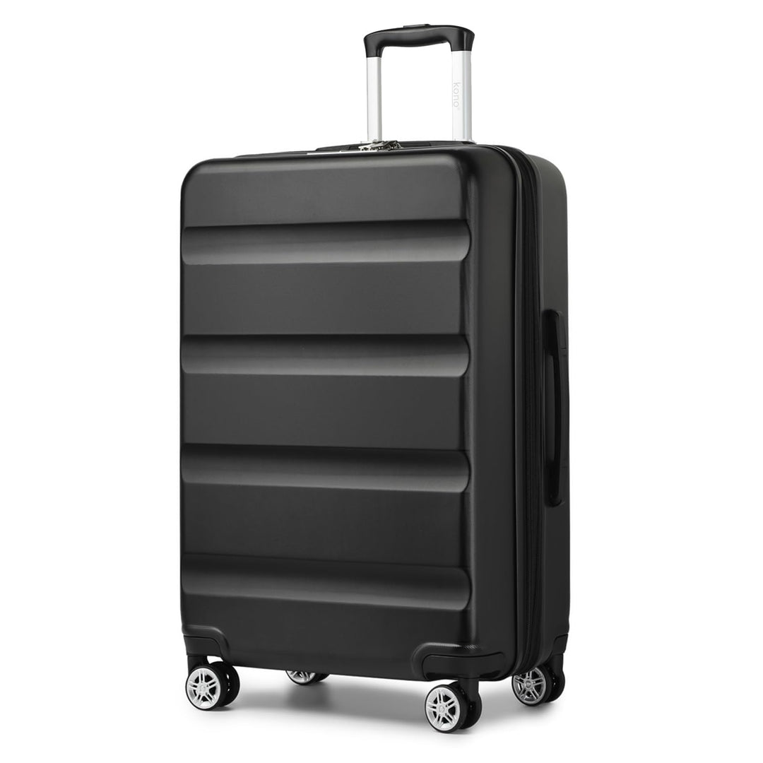 KONO Koffer Trolley Gross Erweiterbares Hartschalengepäck Leichte Koffer XL mit TSA-Schloss und 4 Do