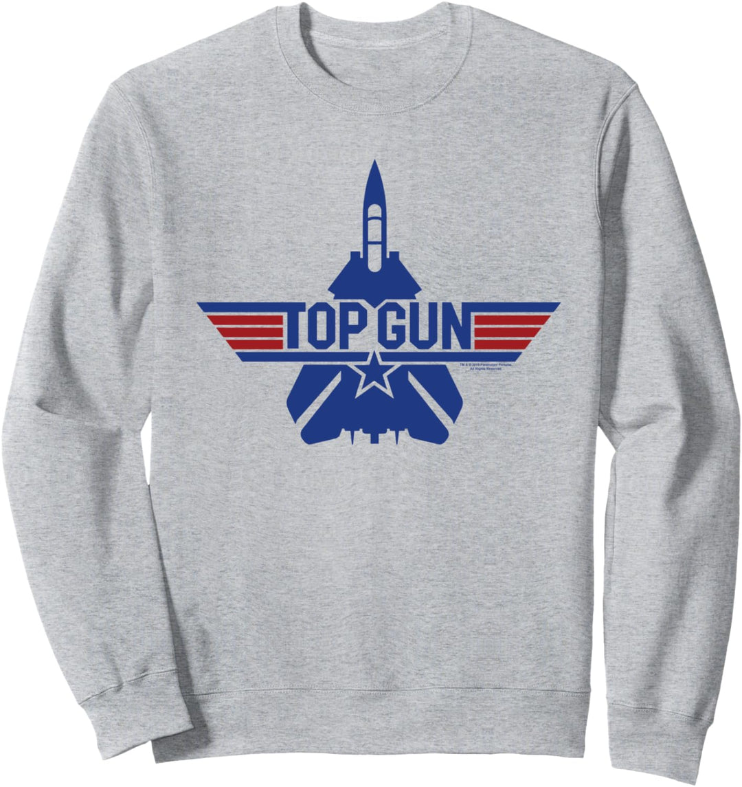 Top Gun Fighter Jet Logo Sweatshirt