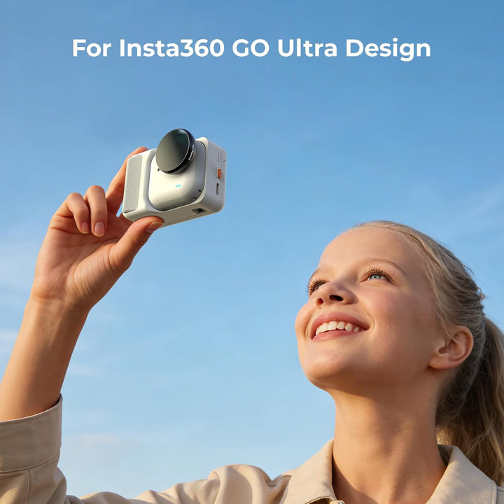 SMALLRIG GO Ultra Filter Kit für Insta360 GO Ultra, Snap-On-Design, enthält ND8-Filter, CPL-Filter,