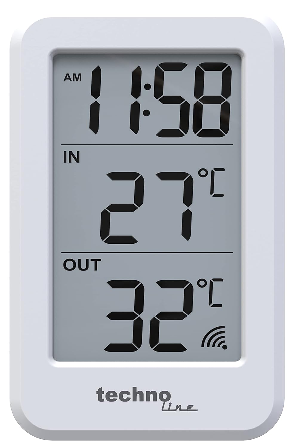 Temperaturstation WS9172, Innentemperatur, Aussentemperatur, Uhrzeit, schlicht einfach und gut!