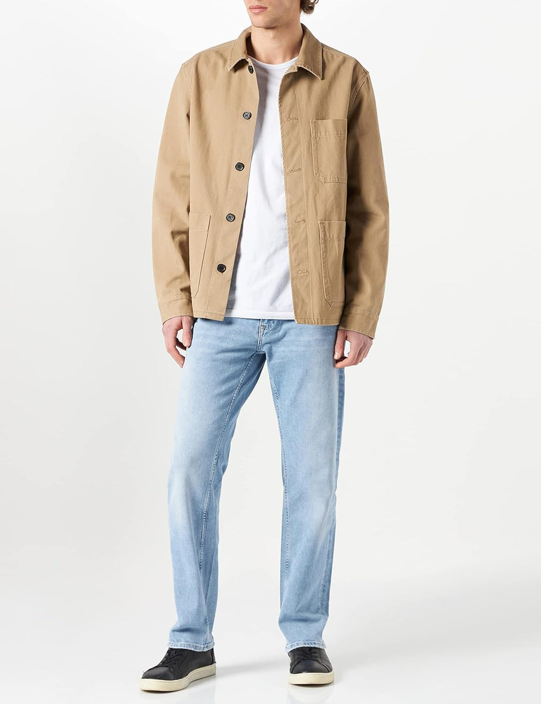 Cross Jeans Herren Damien Slim Jeans, Blau (Light Blue Used 015), W38/L34 (Herstellergrösse: 38/34)