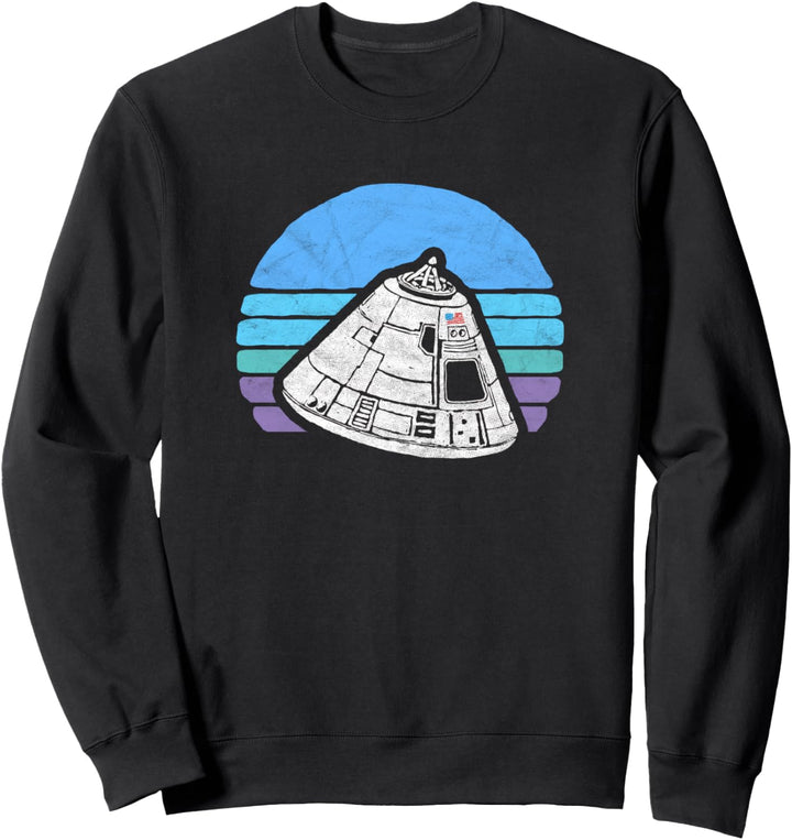 Retro Apollo 11 Moon Landing 50th Anniversary 80s Style Sweatshirt