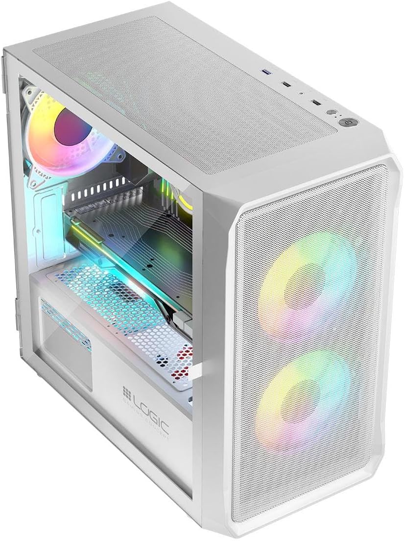 Logic Portos ARGB Mini USB 3.0 Case White
