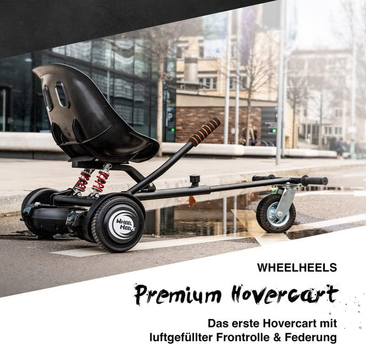 Wheelheels Hovercart für alle 6.5", 8.5" & 10" Hoverboards – Sitz für Self Balance Scooter mit innov