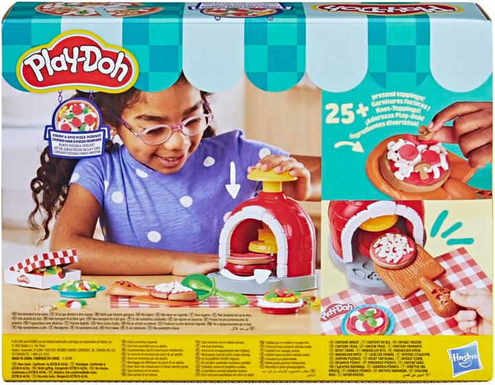 Play-Doh Bunte Pizzeria Spielset, 8 Accessoires &amp; 5 Farben, Kinderspiel-Lebensmittel &amp; Kochspielzeug