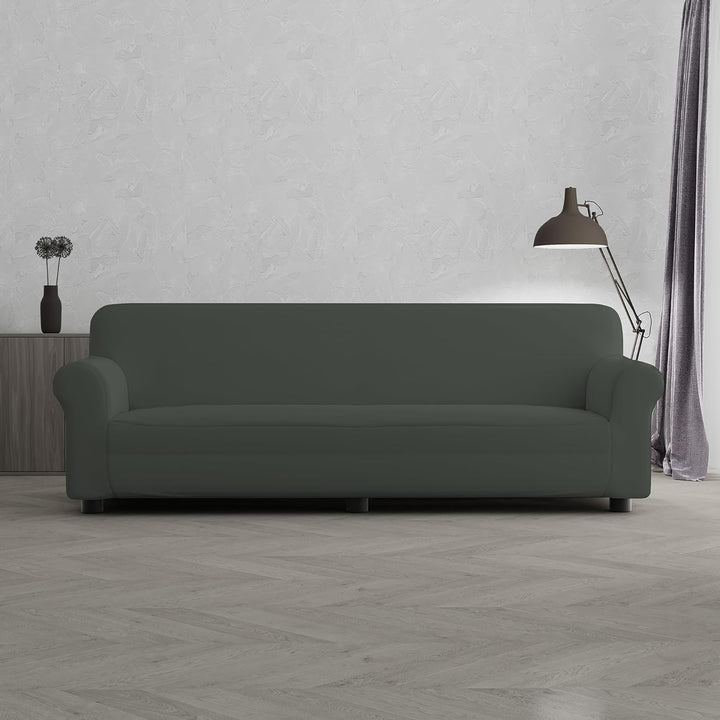 Italian Bed Linen Sofa-Schonbezug “Più Bello”, Dunkelgrau, 4 PLÄTZE 4 PLÄTZE Dunkelgrau, 4 PLÄTZE Du