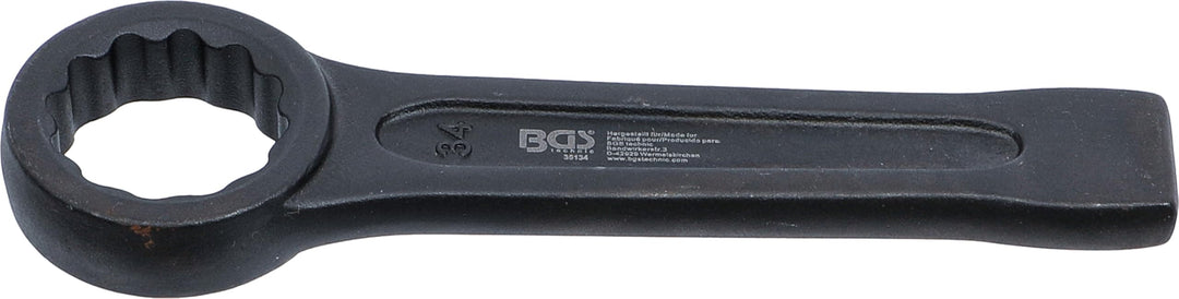 BGS 35134 | Schlag-Ringschlüssel | SW 34 mm Schlüsselweite: 34 mm, Schlüsselweite: 34 mm
