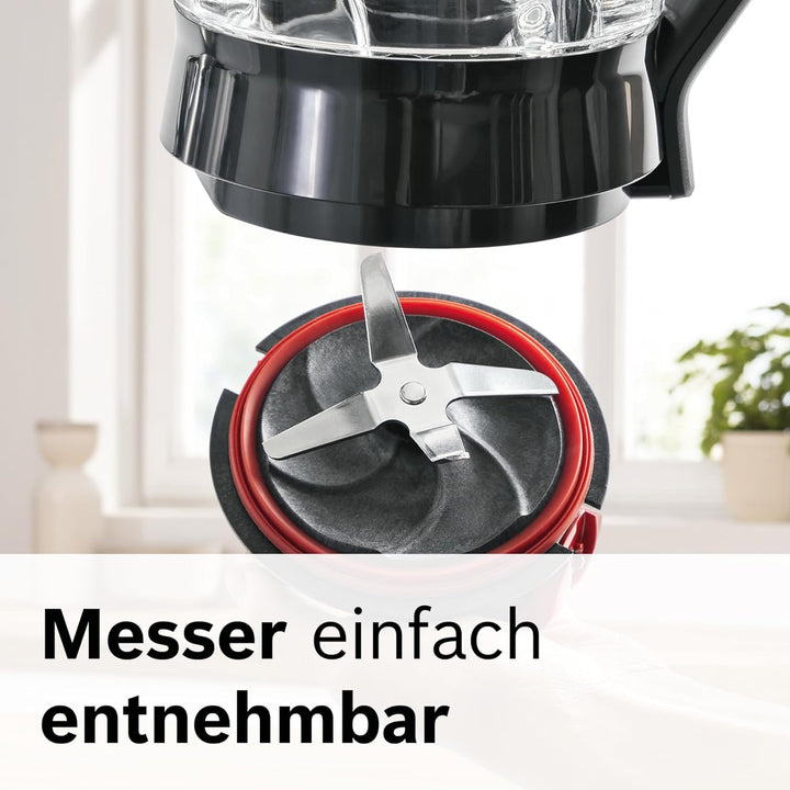 Bosch Standmixer VitaPower Serie 4 MMB6174SN, verbesserte Version, Edelstahl-Klingen Made in Germany