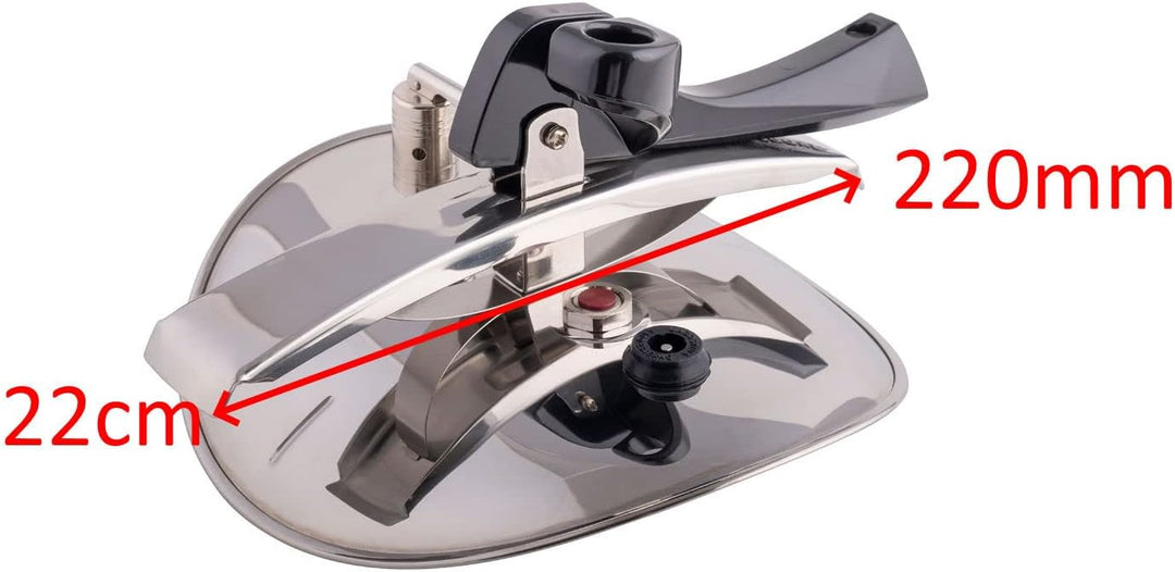 Ersatzdeckel Ventil Griff Anzeige für Schnellkochtopf Lagostina Classic 5L 7L 220mm