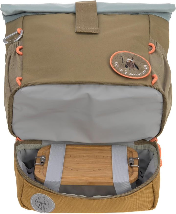 LÄSSIG Kindergartenrucksack Kinderrucksack Rolltop mit Brustgurt wasserabweisend, 11 Liter/Mini Roll