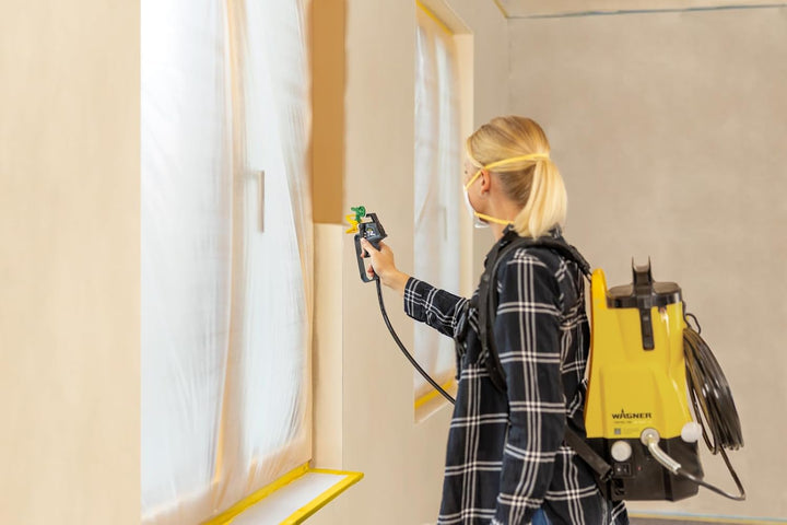 WAGNER Akku-Farbsprühsystem Control Pro 300 Move 18V Baretool - Frei und flexibel: bequem als Rucksa