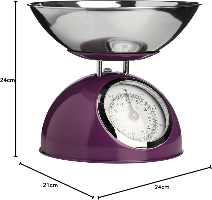 Premier Housewares Mechanische Küche Waage violett, Violett