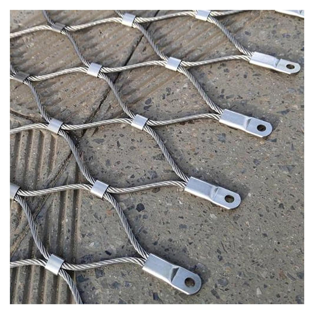 VXHCS 304 Edelstahl-Seilnetz, Flexibles Seil-Geländer-Netz, Galvanisierte Drahtzaunrolle, für Garden