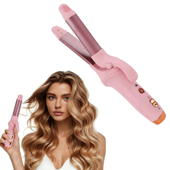 Kabelloser Lockenstab, 21,5 mm Reise Mini Hair Curler, USB Wiederaufladbar Lockenstab mit 3 Einstell